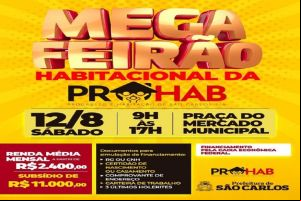 Mega Feirão Casa Paulista Prohab será realizado neste sábado