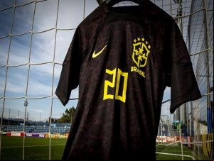 Brasil jogará de preto, pela 1ª vez na história, em duelo contra Guiné
