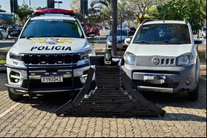 Polícia prende motorista com quase 160 kg de maconha no interior de São Paulo