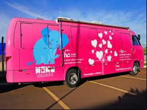 Micro-ônibus do Hospital do Amor de Barretos está em Ibaté nesta quinta-feira (01)