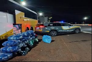 Trio é preso com mais de 200 kg de folhas de coca em Santa Cruz do Rio Pardo