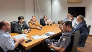 Bruno Zancheta participa de reunião para discutir investimentos na segurança pública