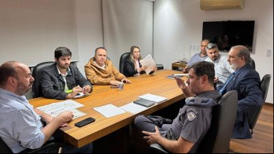 Bruno Zancheta participa de reunião para discutir investimentos na segurança pública