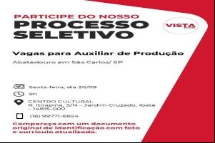 Assistência Social de Ibaté incentiva participação de famílias em vulnerabilidade em processo seletivo